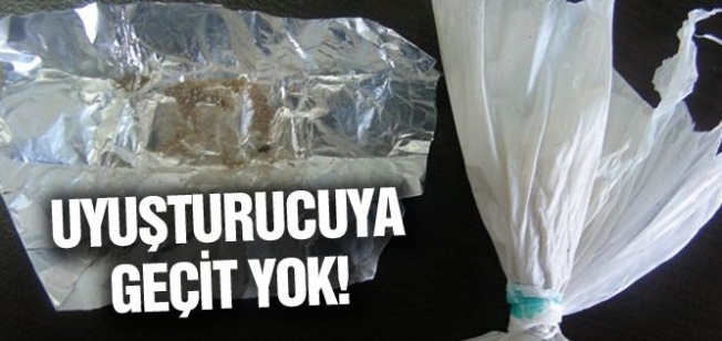 Uyuşturucuya geçit yok