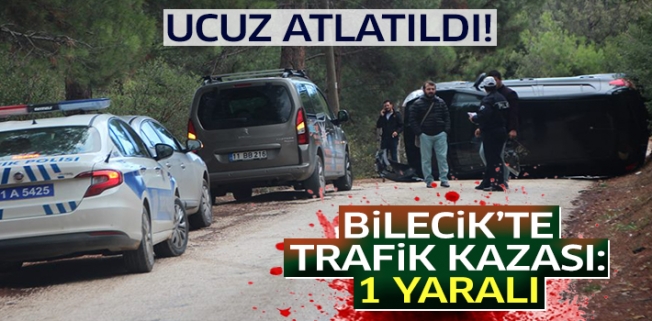 Bilecik'te trafik kazası: 1 yaralı