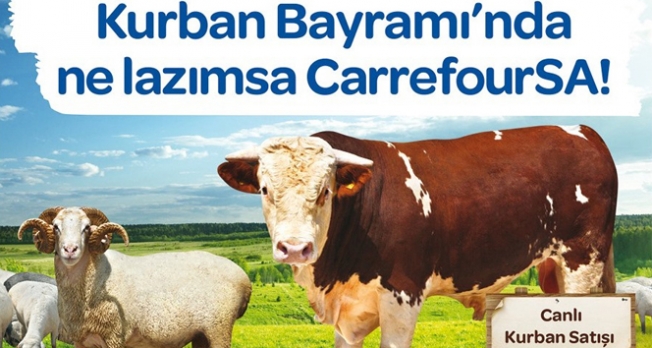 CarrefourSA, kurban siparişlerini almaya başladı