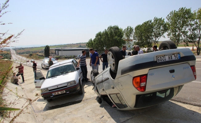 Malkara'da trafik kazası: 2 yaralı