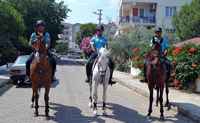 Plajlarının atlı jandarmaları