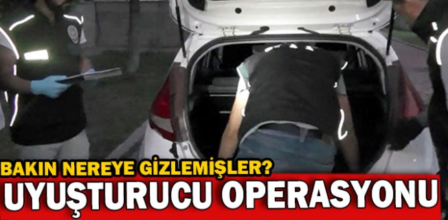 Tekirdağ'da uyuşturucu operasyonu