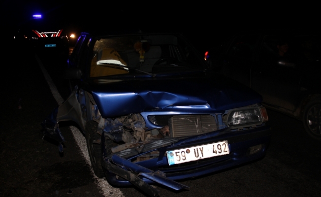 Tekirdağ'da trafik kazası: 2 yaralı