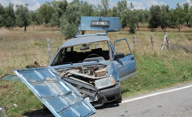 Çanakkale'de trafik kazası: 1 yaralı