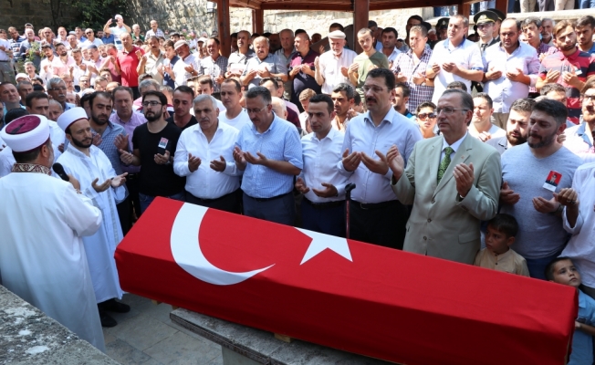 Kazada hayatını kaybeden uzman çavuş toprağa verildi