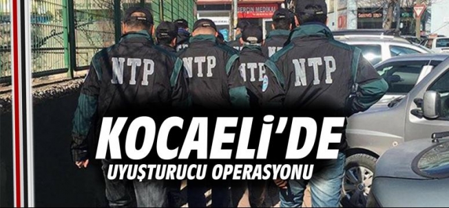 Kocaeli'de uyuşturucu operasyonları