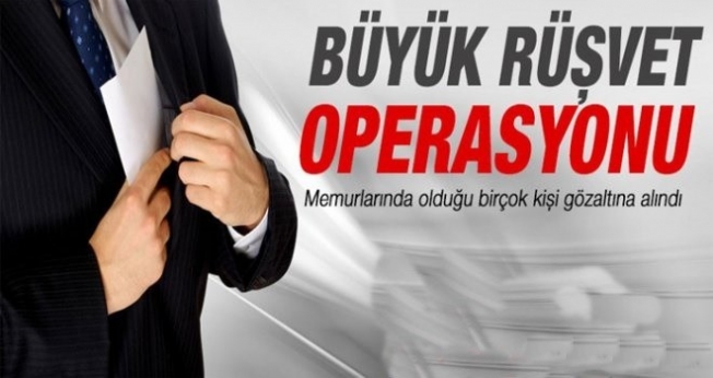 Rüşvet operasyonunda 7 kişi tutuklandı