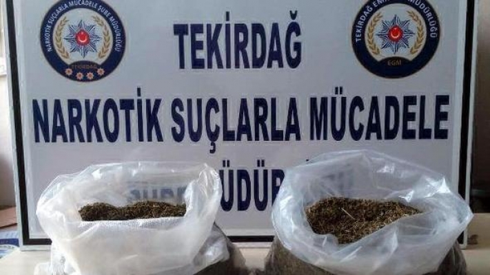 Tekirdağ'da uyuşturucu operasyonu