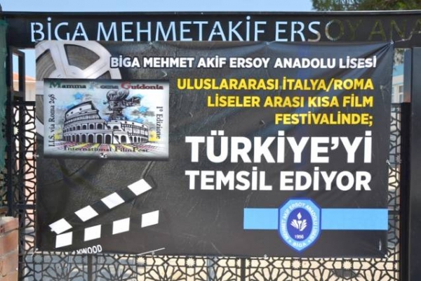 Bigalı öğrenciler film festivalinde birinci oldu