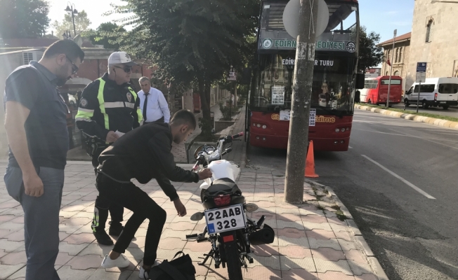 Edirne'de trafik kazası: 1 yaralı