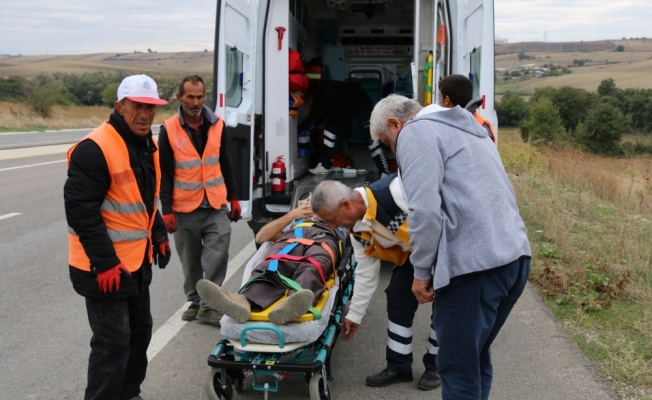 Malkara'da trafik kazası: 1 yaralı