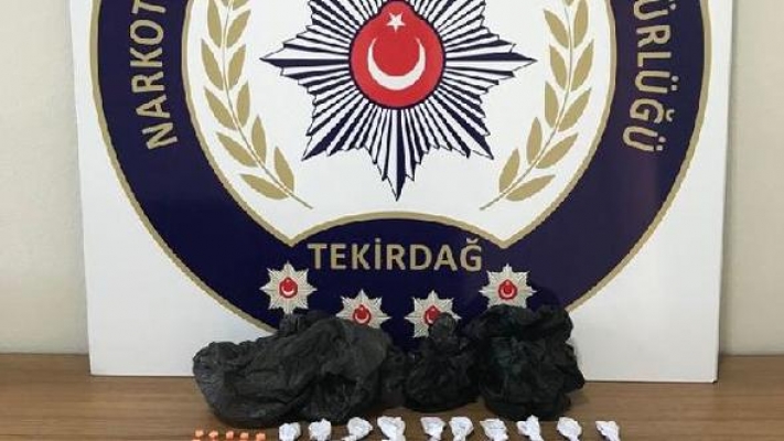 Tekirdağ'da uyuşturucu operasyonu