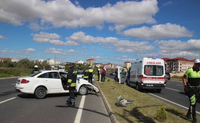 Tekirdağ'da trafik kazası: 2 yaralı