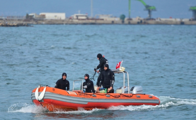 Çanakkale Boğazı'nda uçak kazası tatbikatı