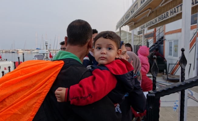 Çanakkale'de 46 düzensiz göçmen yakalandı