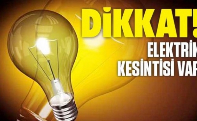 Elektrik kesintisi