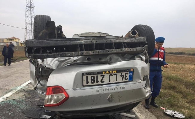 Malkara'da trafik kazası: 1 yaralı