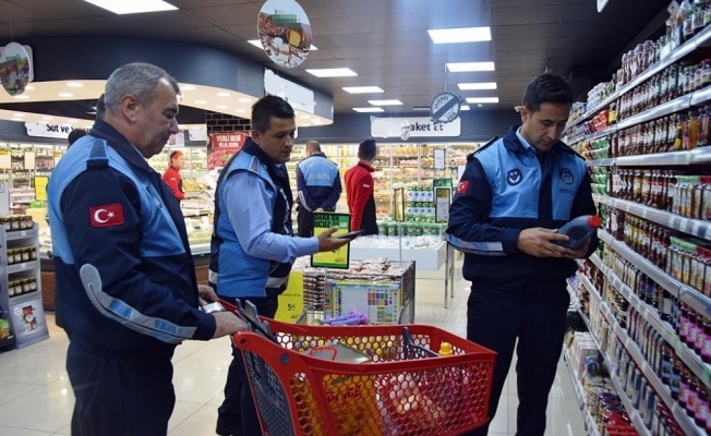 Süleymanpaşa Belediyesinin etiket denetimleri