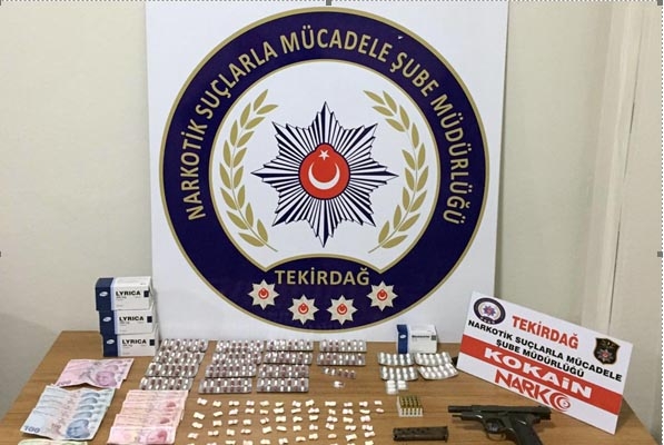 Tekirdağ'da uyuşturucu operasyonu