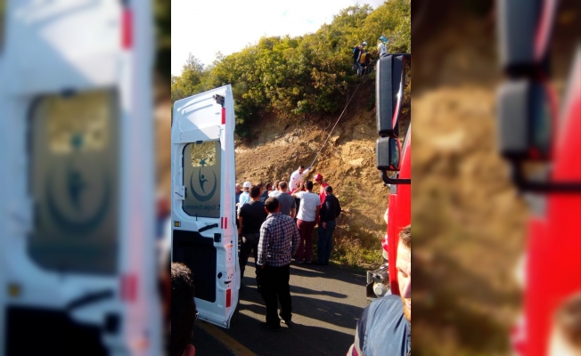 Tekirdağ'da yamaç paraşütü kazası