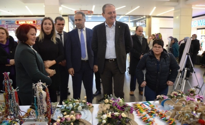 Biga'da el sanatları sergisi açıldı