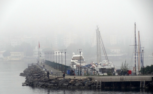 Çanakkale Boğazı'ndaki yoğun sis