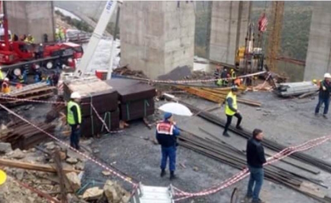 Kuzey Marmara Otoyolu'ndaki iş kazası