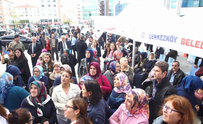 Mobil kanser tarama tırı Çerkezköy'de