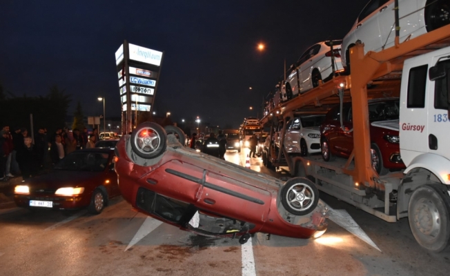 Bursa'da trafik kazası: 1 yaralı