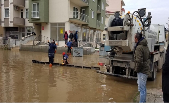 Edirne'deki kuvvetli sağanak