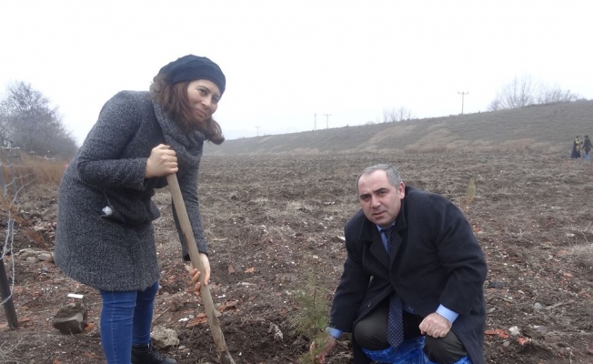 Hemşire adaylarından hatıra ormanı