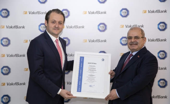 VakıfBank'a iş sağlığı ve güvenliği yönetimi sertifikası