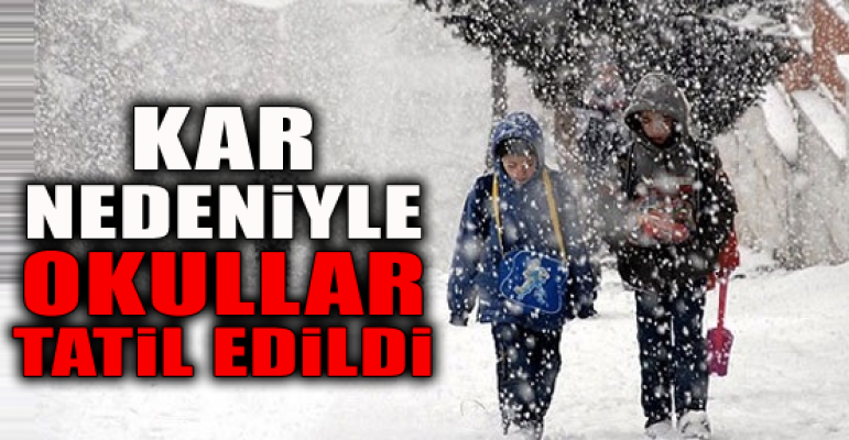 Kocaeli'de eğitime kar engeli