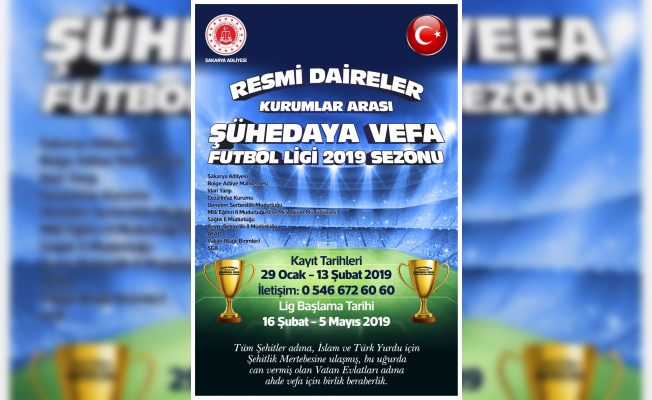 Sakarya'da futbol turnuvası düzenlenecek