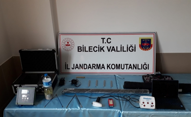 Bilecik'te kaçak kazı operasyonu