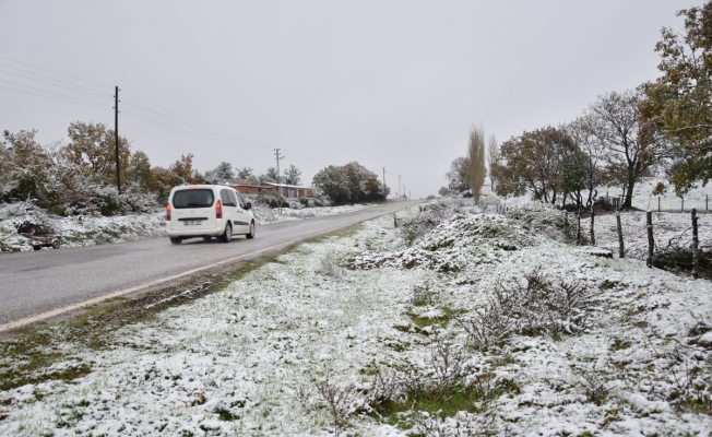 Çanakkale'de kar yağışı