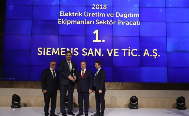 Siemens Türkiye 2018'de en çok ihracat yapan firma oldu