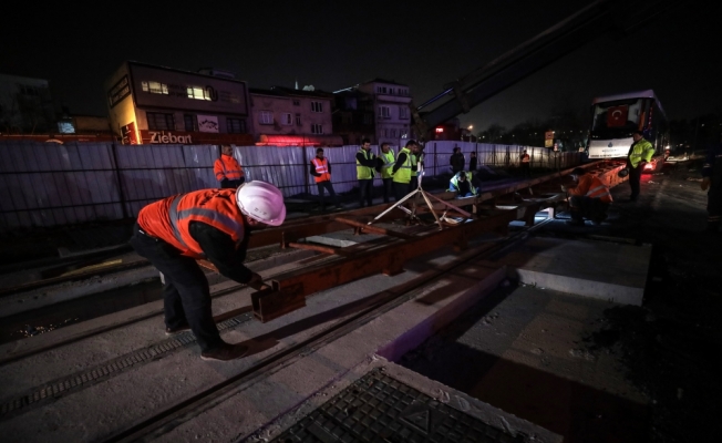 Eminönü-Alibeyköy tramvay hattında test sürüşü başlıyor