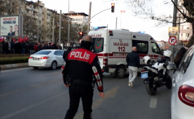 Kavgayı ayıran polise saldıran kişi gözaltına alındı