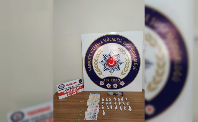 Tekirdağ'da uyuşturucu operasyonu