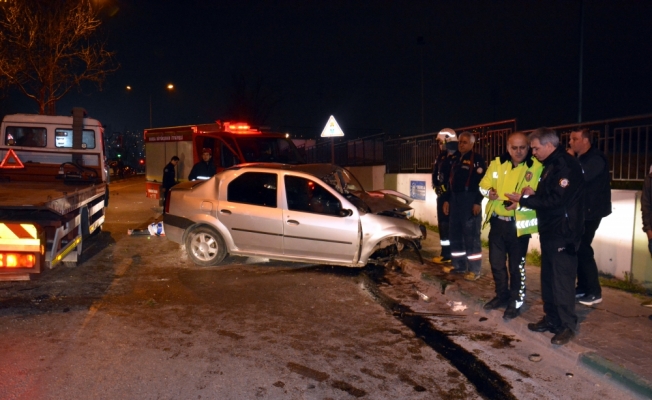 Bursa'da trafik kazası: 1 ölü, 2 yaralı