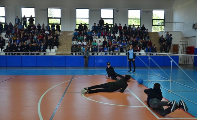 Gelibolu'da Goalball turnuvası