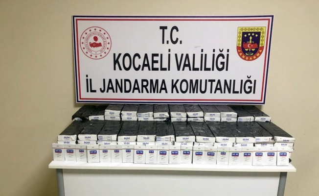 Kocaeli'de tırın tekerinde kaçak sigara ele geçirildi