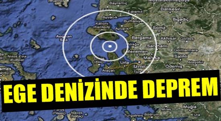 Kuzey Ege Denizi'nde deprem