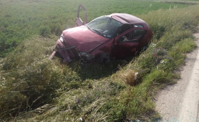 Edirne'de trafik kazası: 2 yaralı