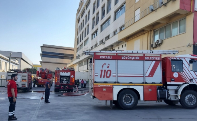 Gebze'de yangın