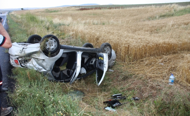 Edirne'de trafik kazası: 1 yaralı