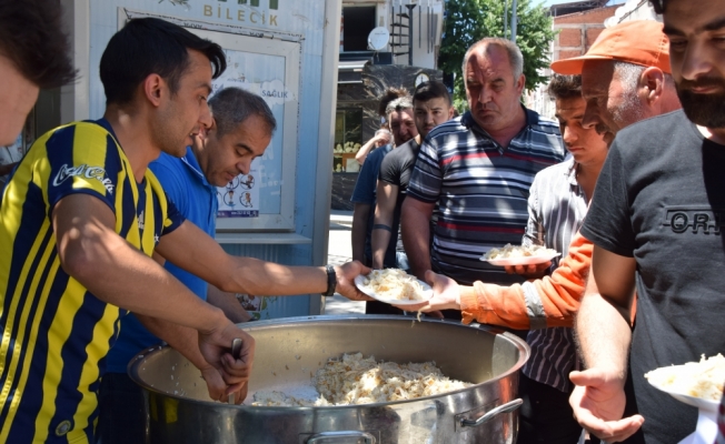 Şehidin vasiyetini arkadaşı yerine getirdi