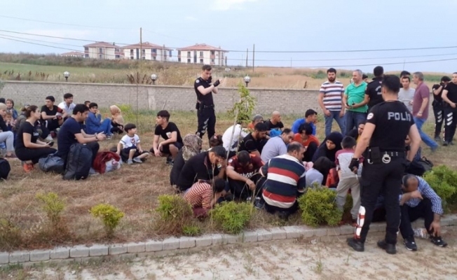 Tekirdağ'da 66 düzensiz göçmen yakalandı