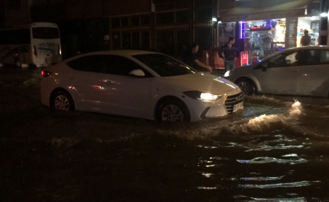 Kırklareli'nde şiddetli sağanak